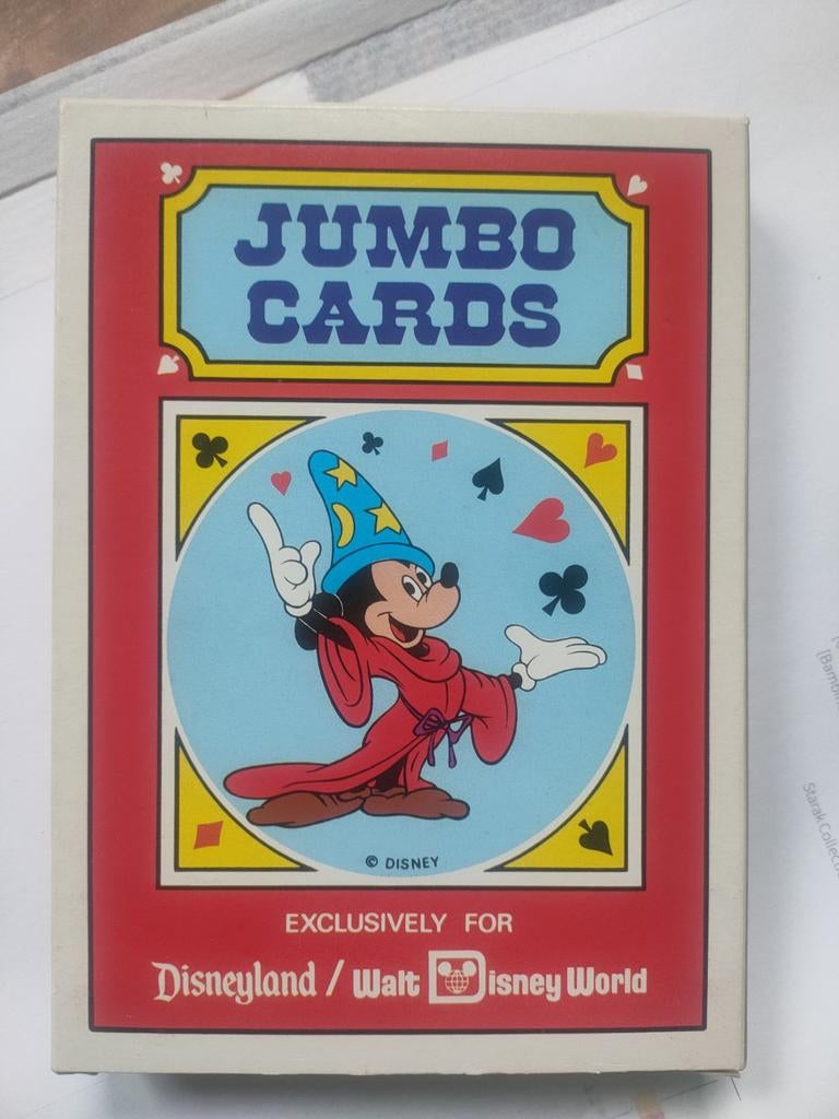 Jumbo Speelkaarten Walt Disney World - ca. 13x11cm, Ophalen of Verzenden