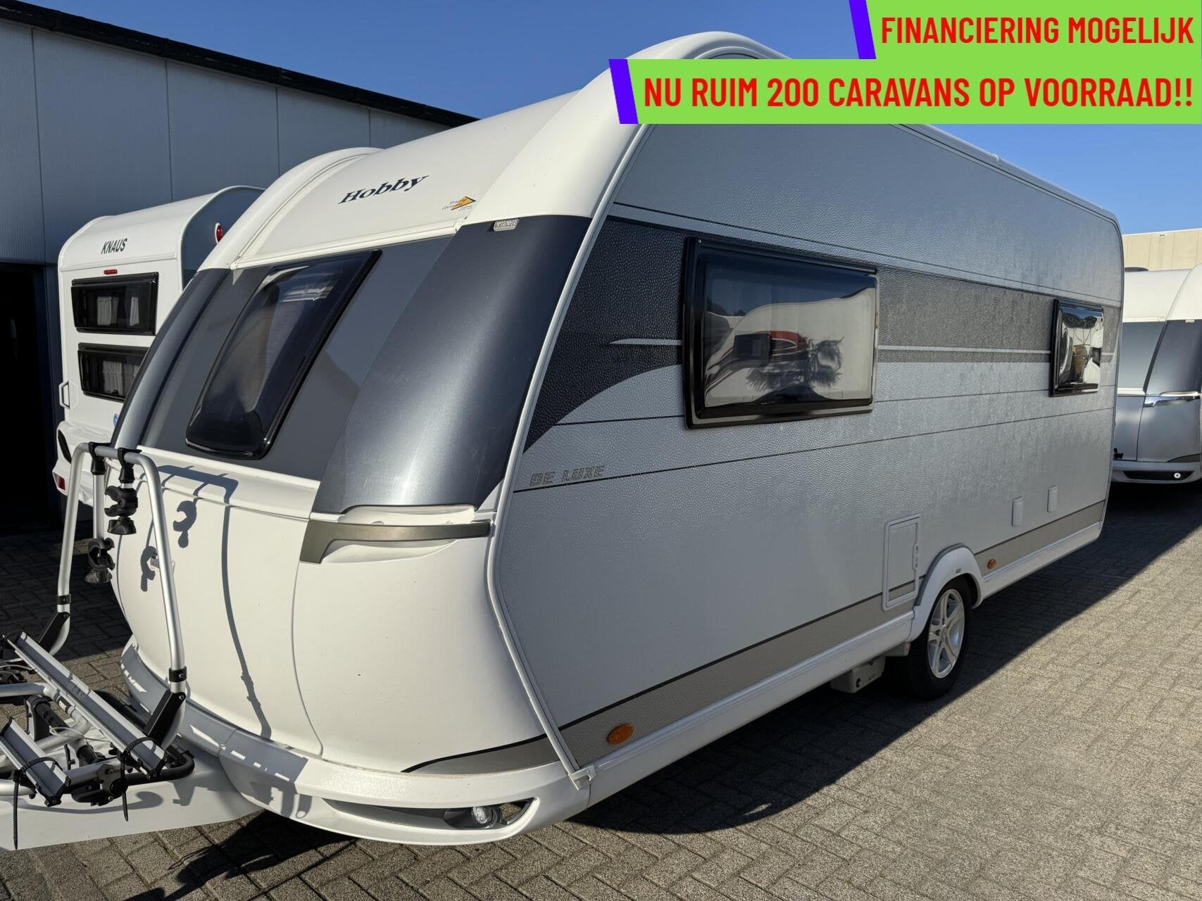 Hobby 495 UL DE LUXE.ENKELE BEDDEN,1750 KG AS,MOVER,VOORTENT, Mover, Rondzit, Hobby, 7 tot 8 meter