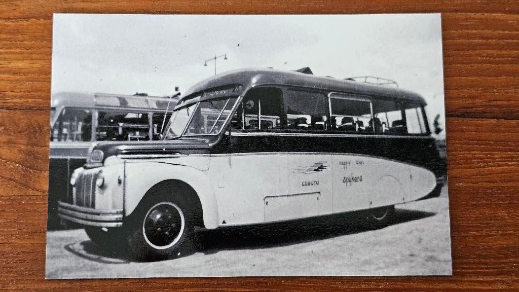 Foto BUS SPIJKERS Amsterdam Happy Days, Verzenden, Gebruikt, Bus of Metro, Overige typen