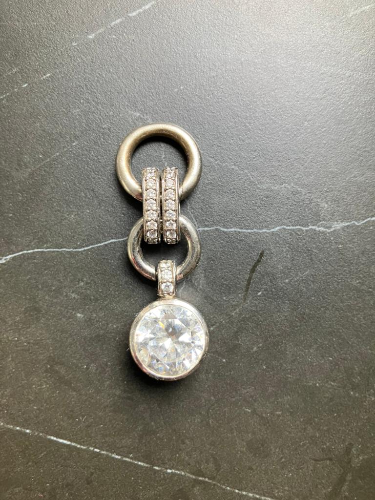 Tisento hanger, Ophalen of Verzenden, Zilver, Overige materialen