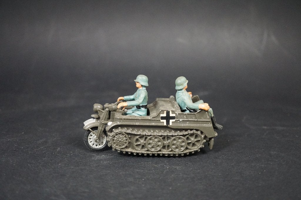 Britains Duits Kettenkrad voertuig - 1/32 - TOP vintage, Ophalen of Verzenden