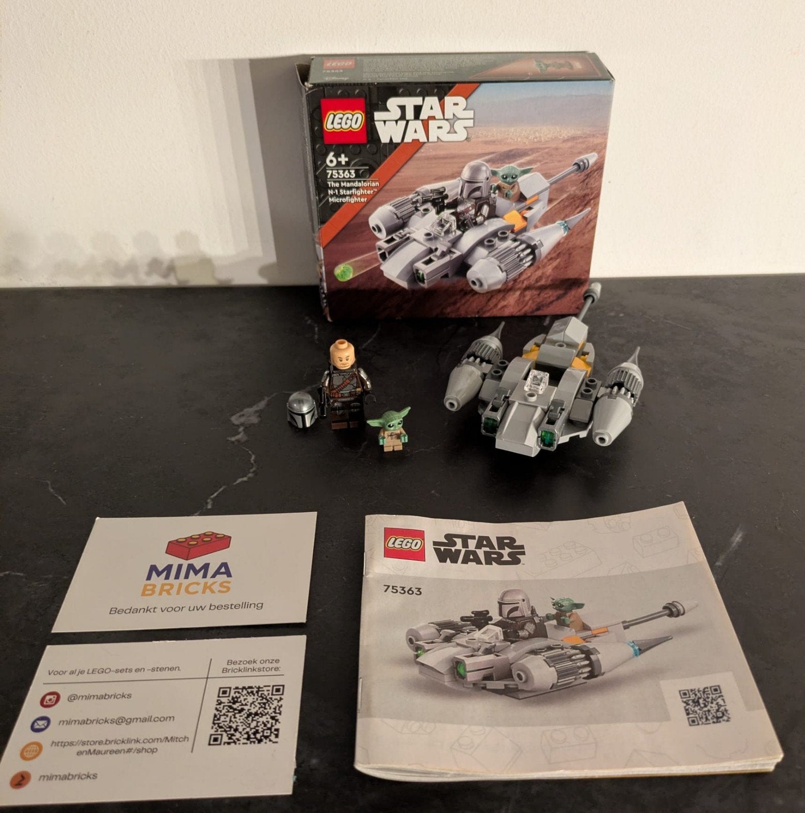 LEGO Star Wars 75363 Mandalorian N-1 Starfighter Microfig, Ophalen of Verzenden, Lego, Lego, Lego