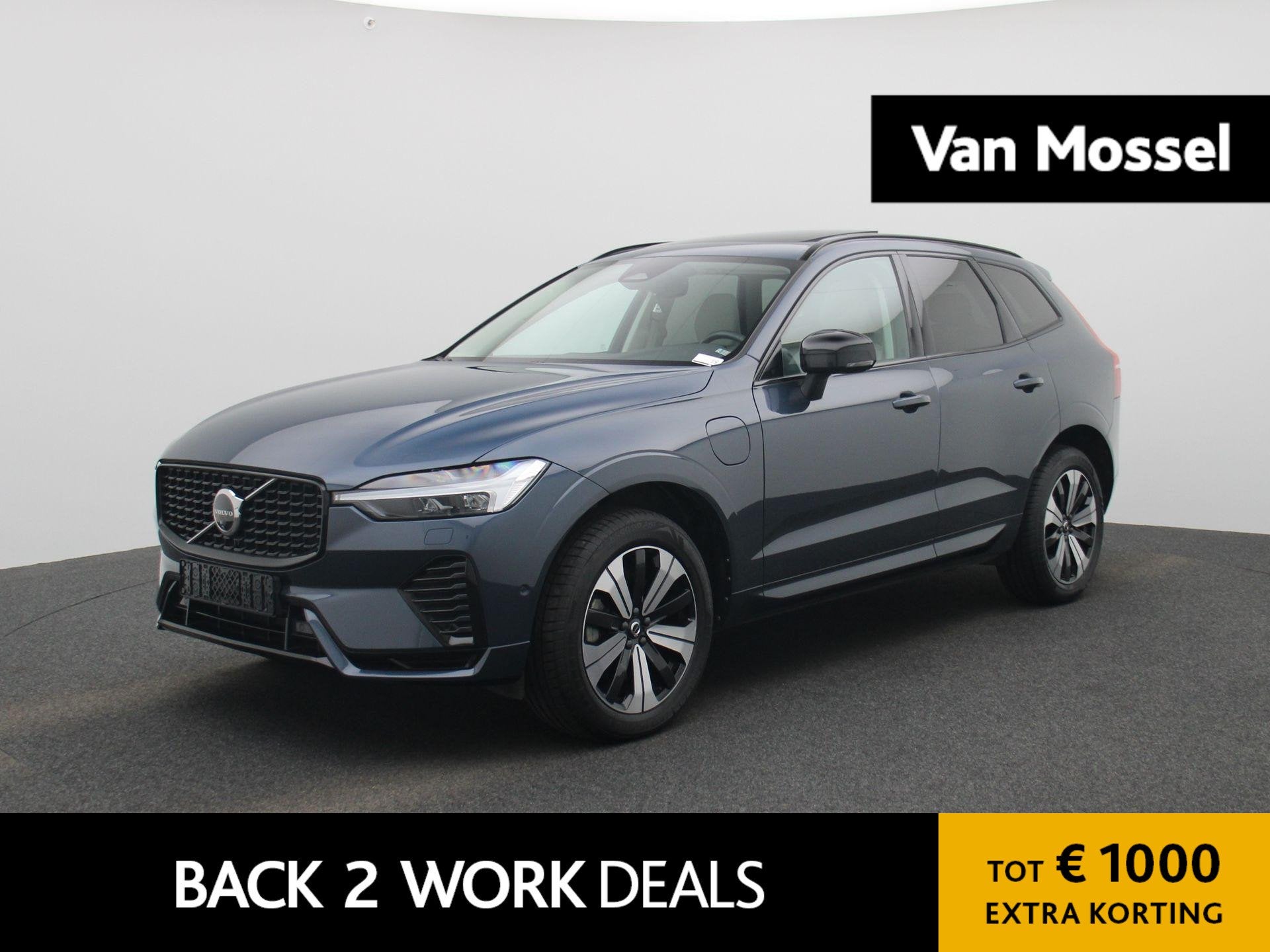 Volvo XC60 T6 PHEV 4x4 Plus Bright Aut. | LEDEREN BEKLEDING, Automaat, 12 maanden, Stof, Gebruikt