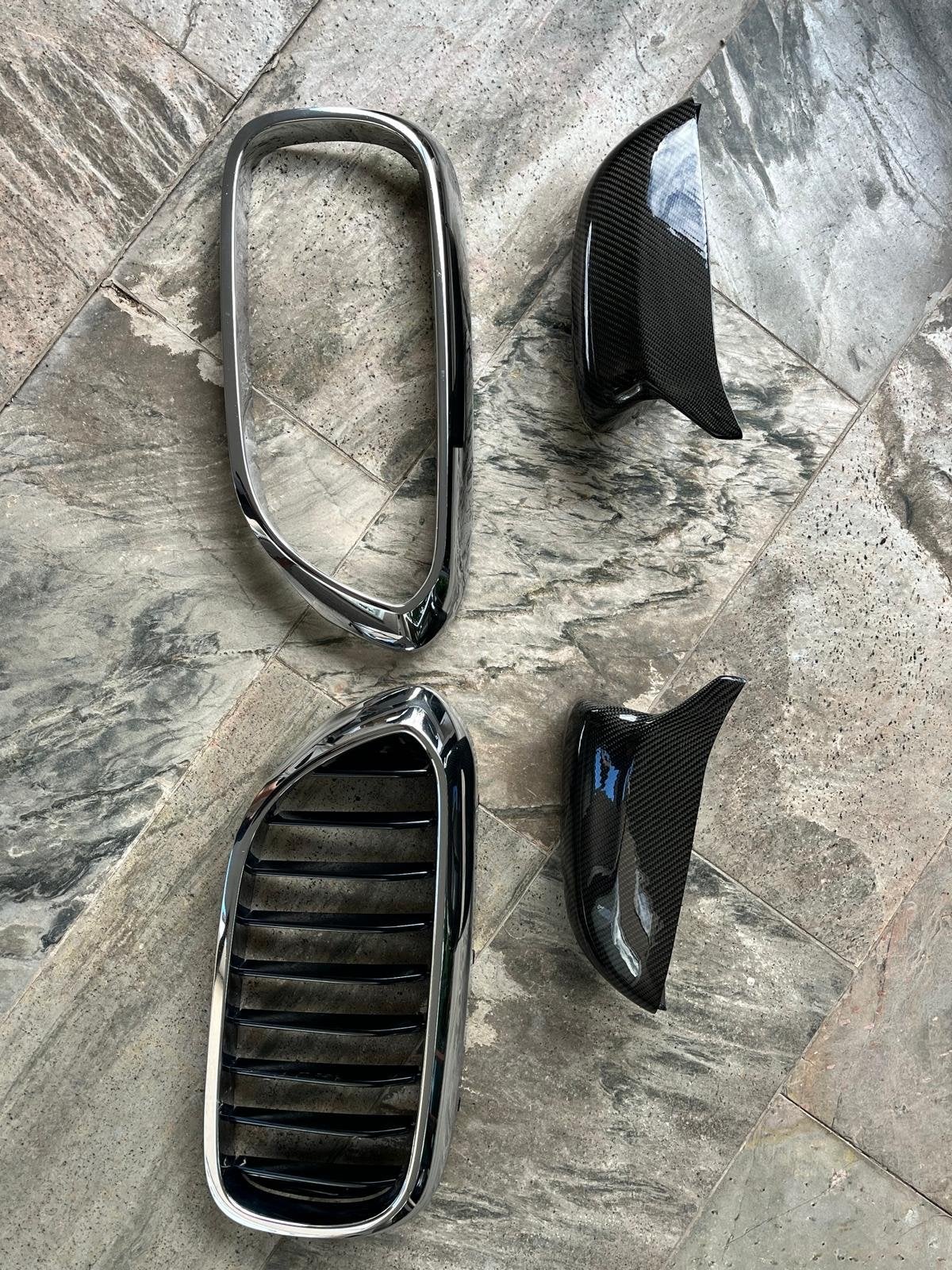 BMW 5 Serie Grille en Zijspiegelkappen - Nieuwstaat, Ophalen, Nieuw, BMW