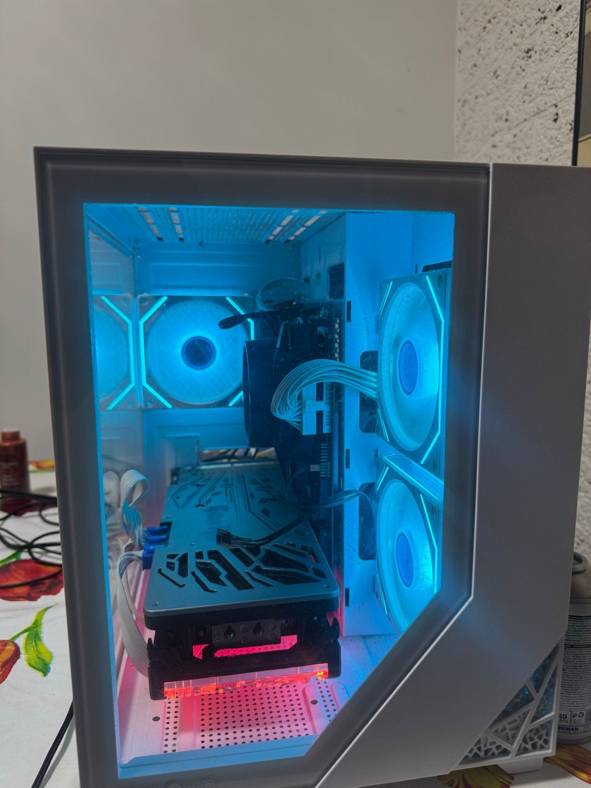 Gaming PC met RTX 3080, Ryzen 5 5600X, 16GB RAM, 500GB SSD, Ophalen of Verzenden, Gebruikt