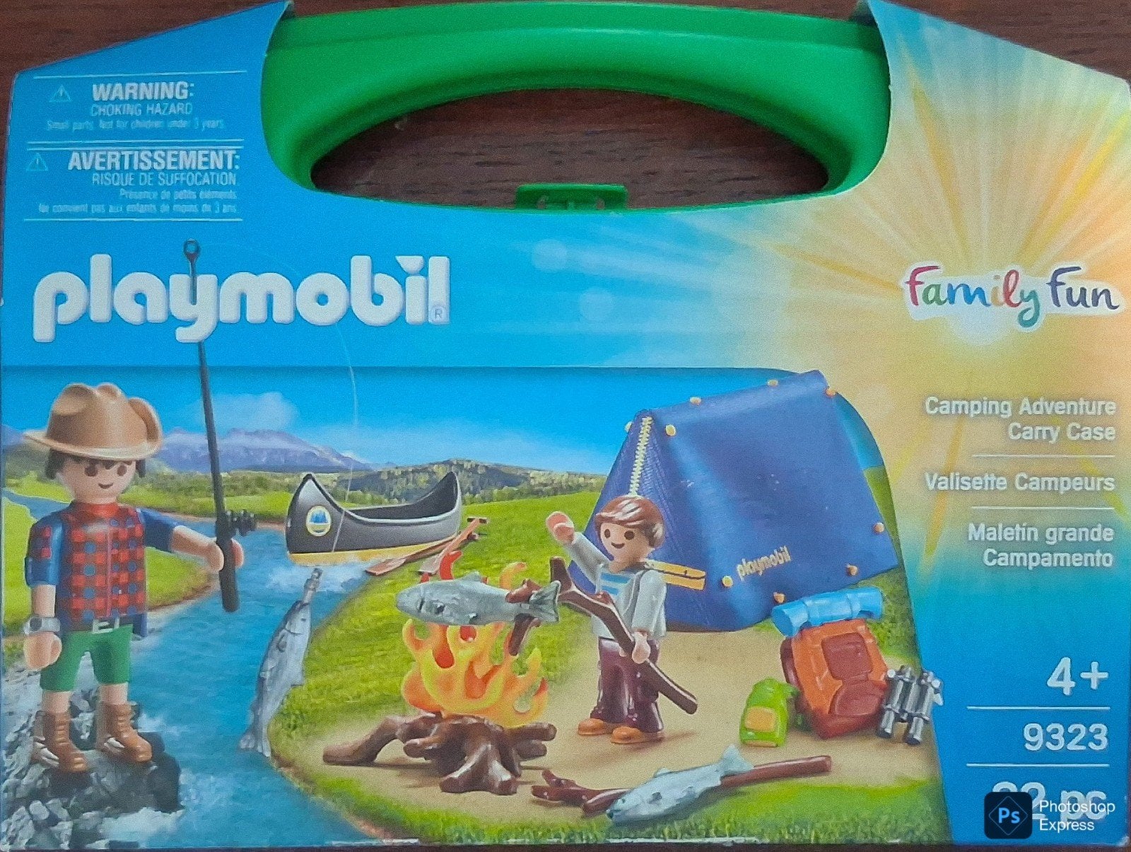 Family Fun Kampeeravontuur Carry Case 9323, Ophalen of Verzenden, Zo goed als nieuw, Complete set