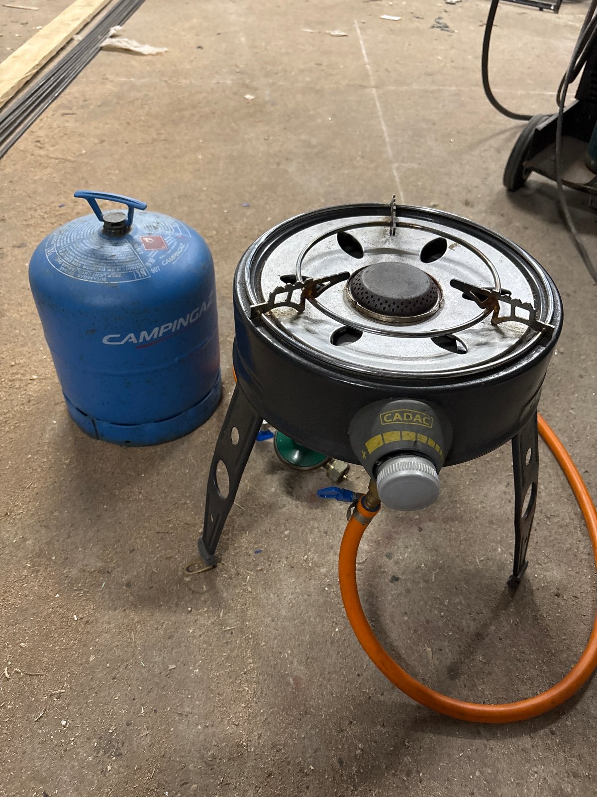 Cadac Campingaz gasfornuis met gasfles, Ophalen of Verzenden, Gebruikt