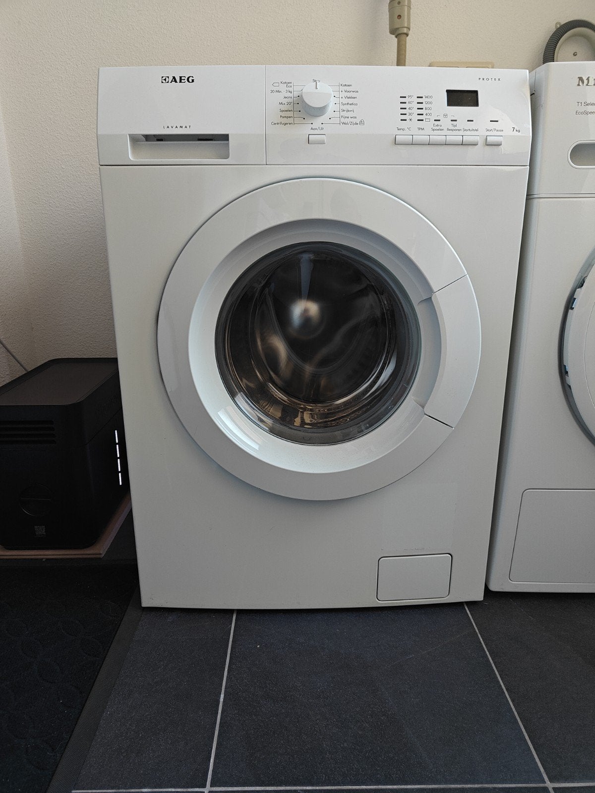 AEG Lavamat Protex 7kg Wasmachine, Ophalen, 1200 tot 1600 toeren, Gebruikt, Minder dan 85 cm