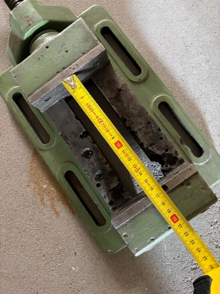 Robuuste Machineklem / Boorklem - Werkplaatsgereedschap, Ophalen of Verzenden, Gebruikt