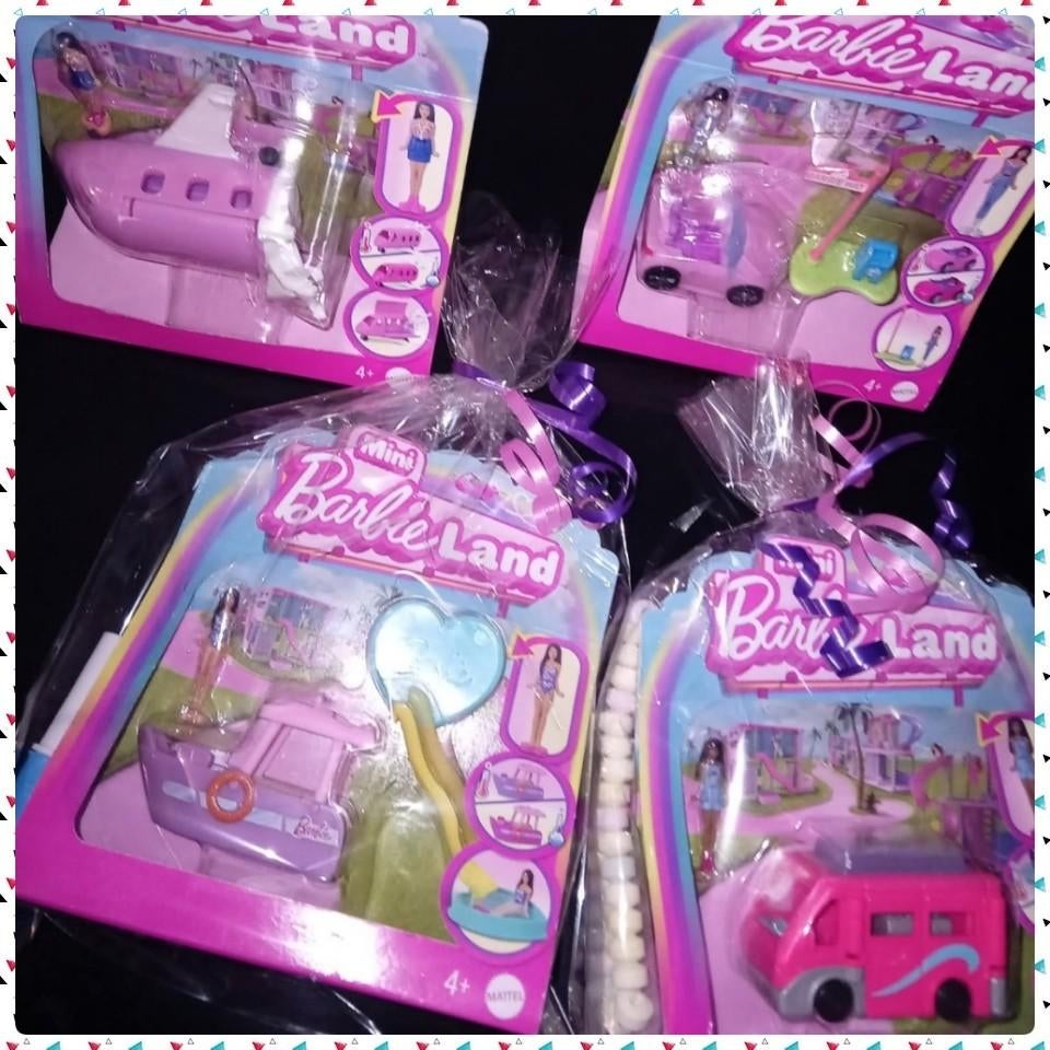 Traktatie mini Barbieland + snoepje €1,50, Ophalen of Verzenden, Nieuw, Feestartikel, Verjaardag