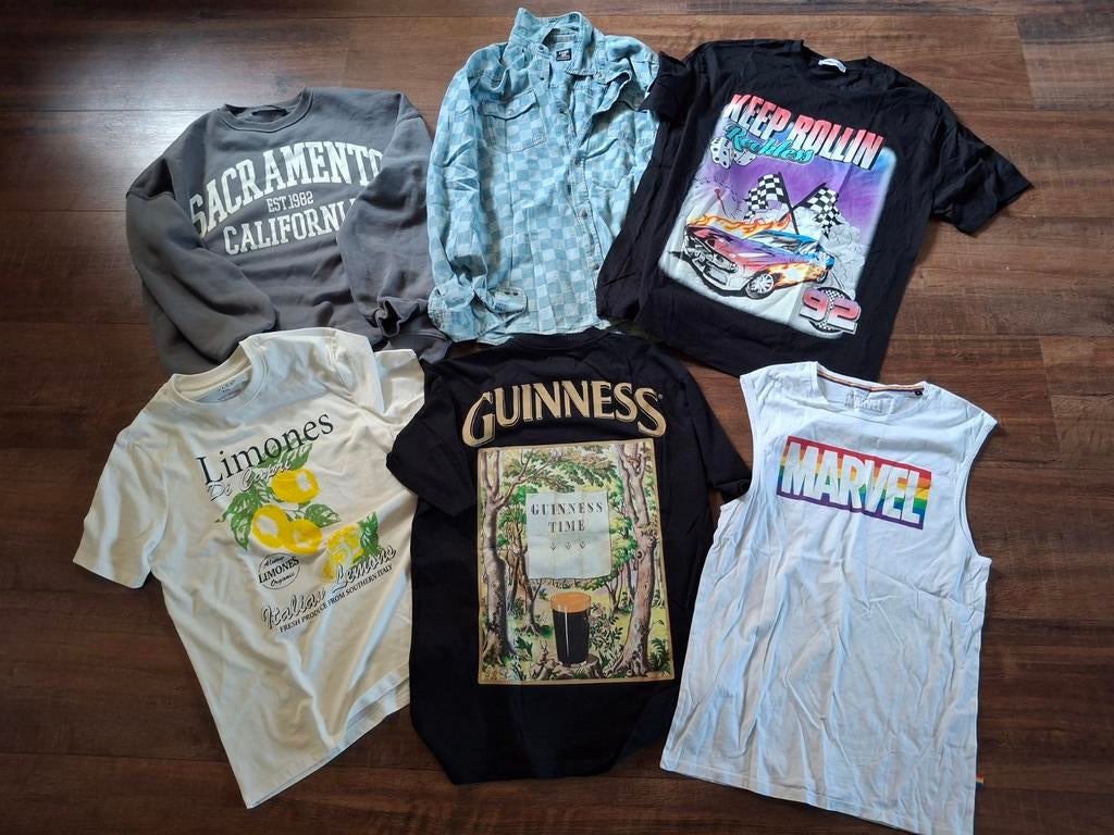 Kledingpakket mannen maat S 6 items, Ophalen of Verzenden, Zo goed als nieuw
