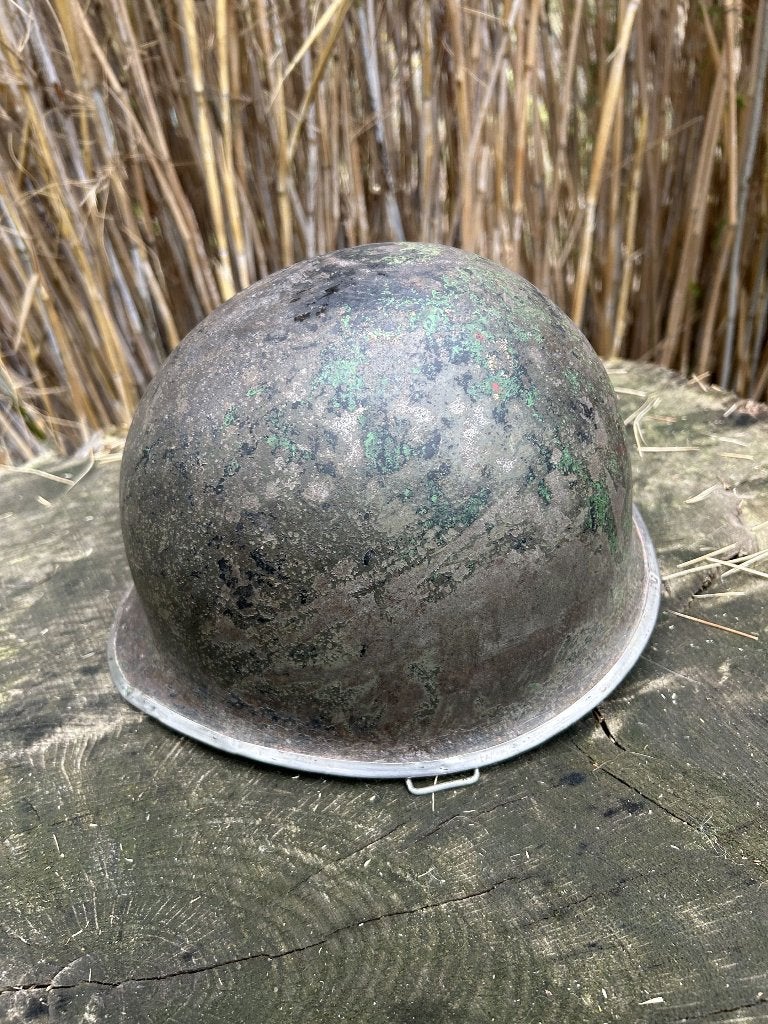 Amerikaanse helm WO2, Ophalen of Verzenden, Amerika, Helm of Baret