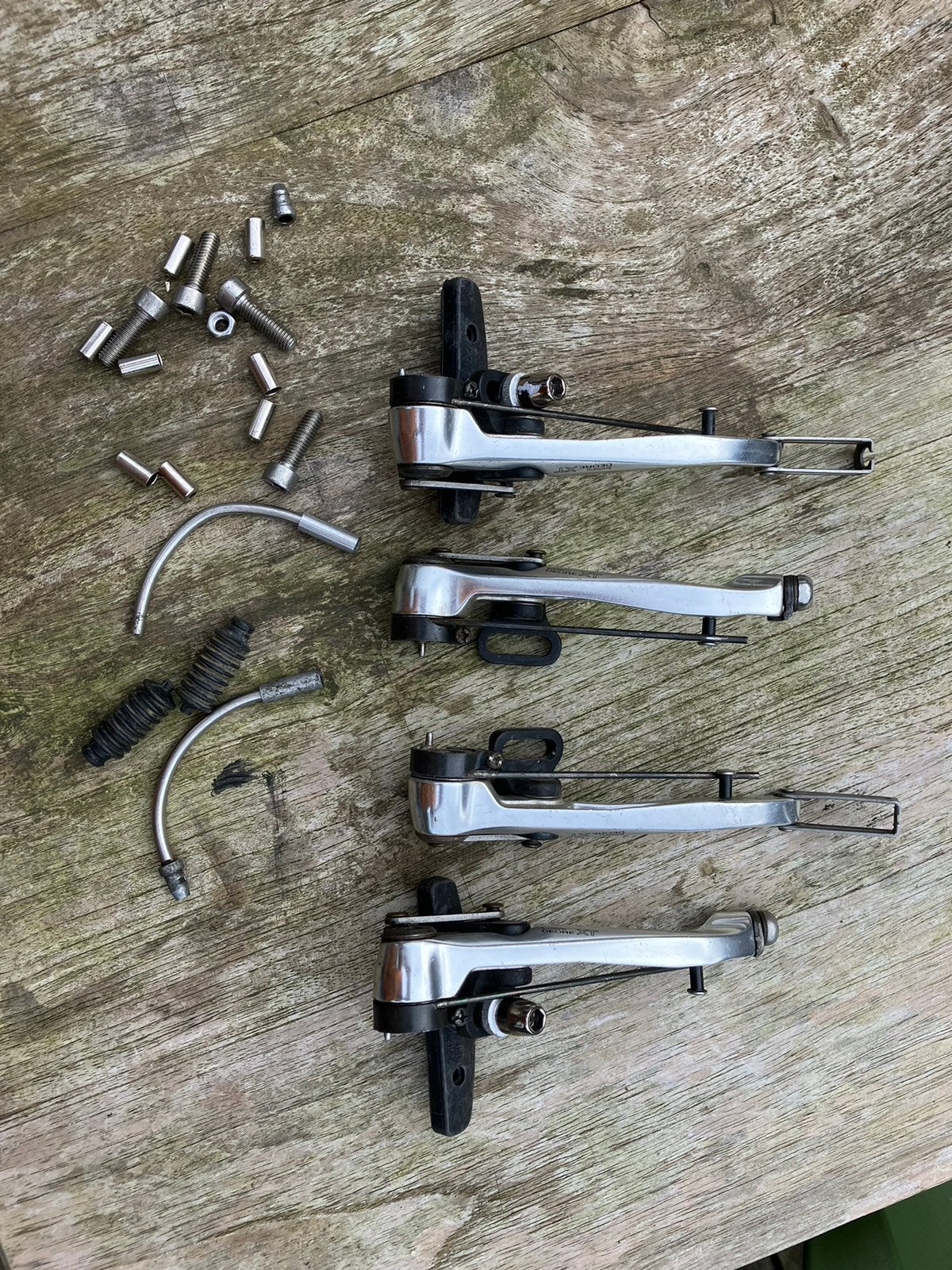 Shimano Deore XT v-brakes velgremmen, Fietsen en Brommers, Ophalen, Gebruikt
