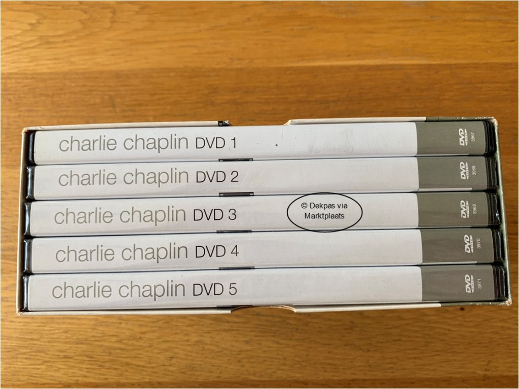 Dvd Charlie Chaplin Collection - 5-Disc - 4-Boxjes nog NIEUW, Alle leeftijden, Nederlands, Overige genres, Ophalen of Verzenden