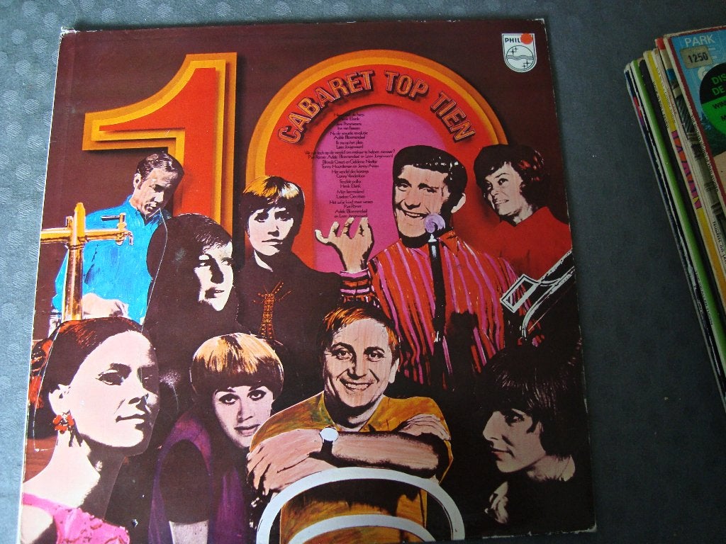 Cabaret top tien, Ophalen of Verzenden, Zo goed als nieuw, 12 inch, Levenslied of Smartlap