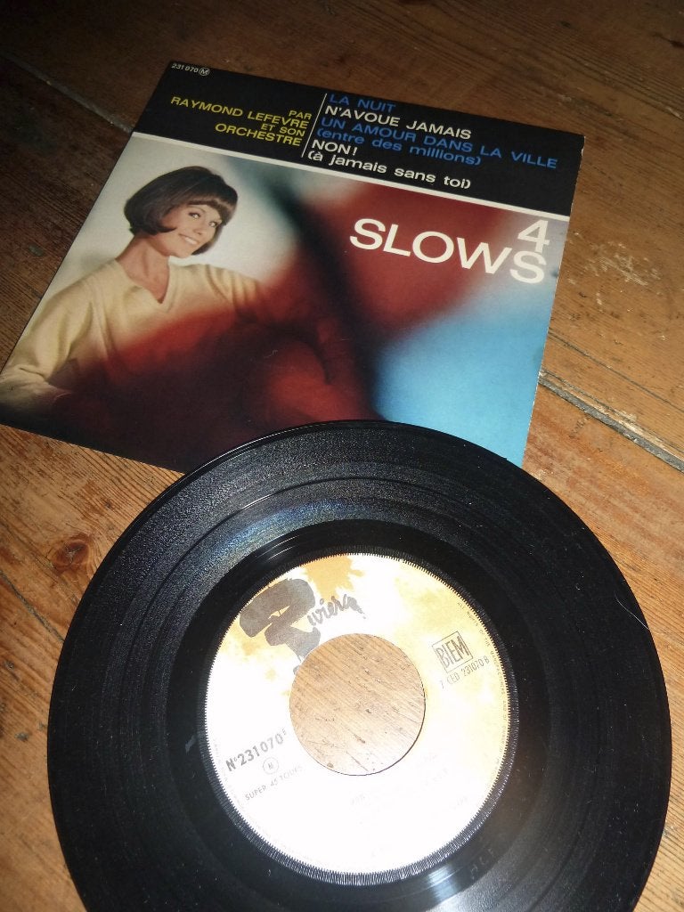 ep 4 slows par raymond lefevre - mooi en zeldzaam, Cd's en Dvd's, Vinyl Singles, Zo goed als nieuw, Pop, Ophalen of Verzenden