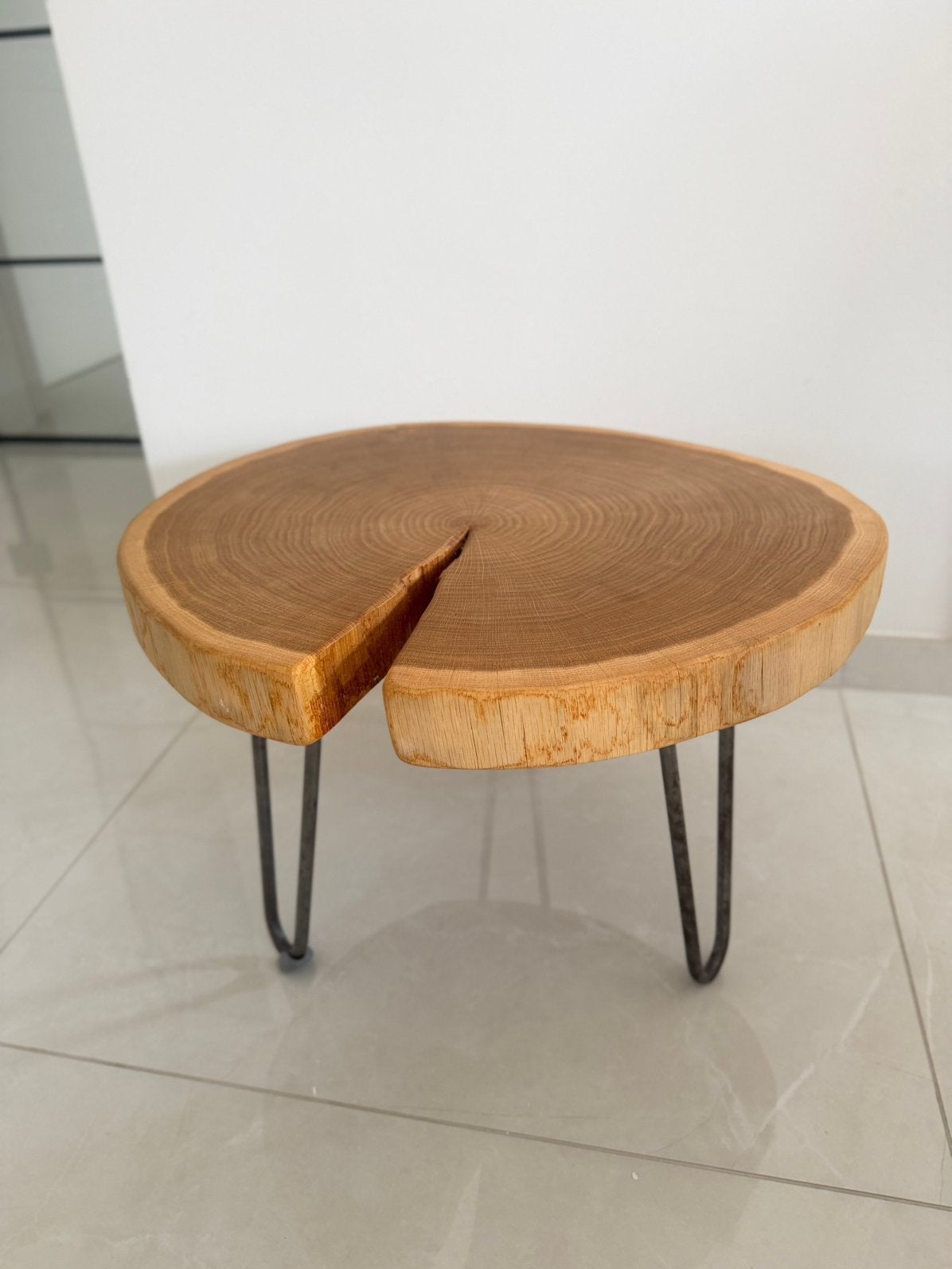 Te Koop: eiken salontafel, Huis en Inrichting, Woonaccessoires | Dienbladen, Ophalen, Zo goed als nieuw, Hout