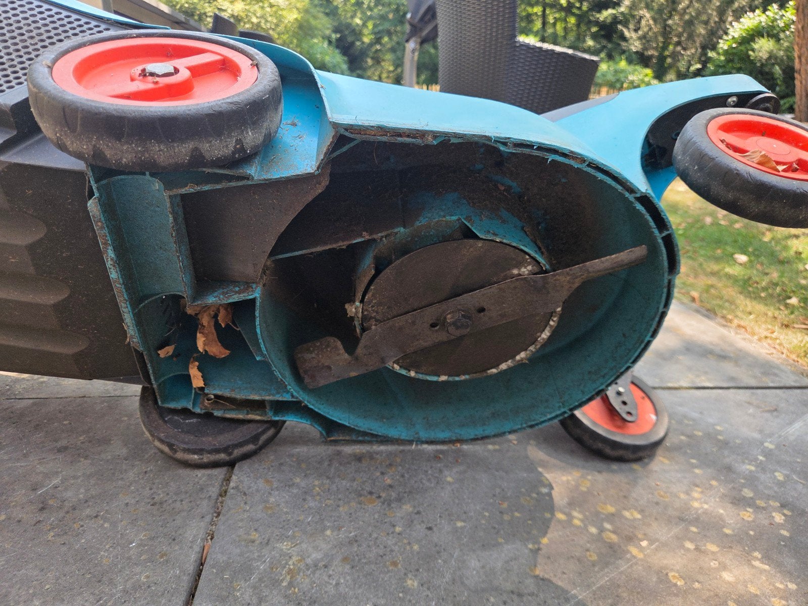 Gardena Elektrische Grasmaaier - Type 34E, Ophalen, Cirkelmaaier, Gebruikt, Elektrische grasmaaier
