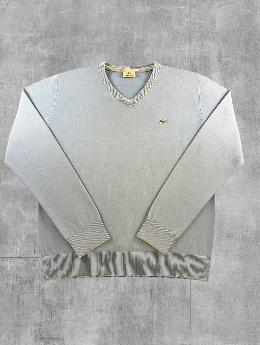 Lacoste trui blauw heren maat L v-hals v-neck sweater, Maat 52/54 (L), Lacoste S.A., Klantenservice@lacoste.com, 31-37, boulevard de Montmorency, 75016 Paris, Frankrijk