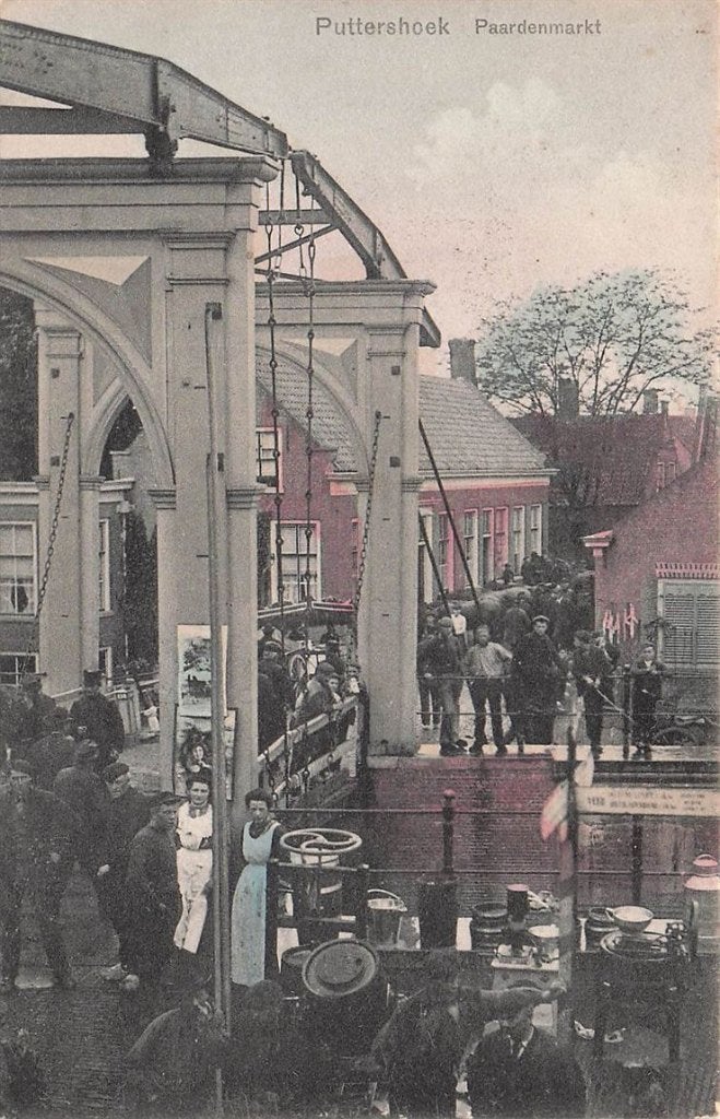 702-280-007 Puttershoek Paardenmarkt, Verzenden, Voor 1920, Zuid-Holland