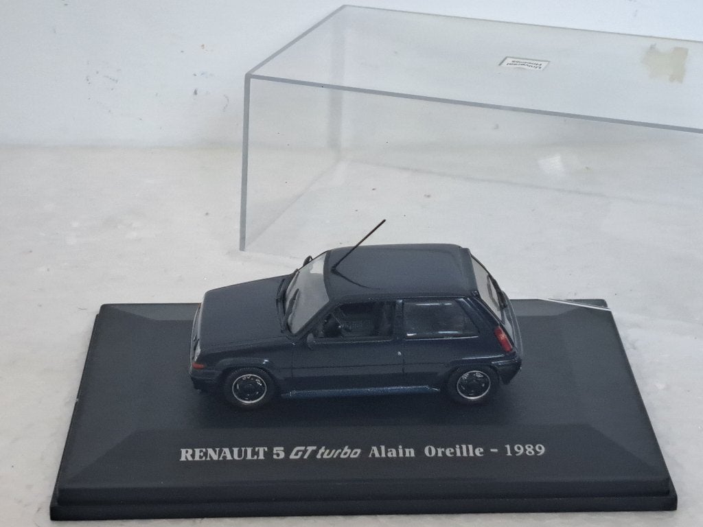 Renault 5 GT Turbo Alain Oreille 1/43 UH D Blauw, Hobby en Vrije tijd, Ophalen of Verzenden, Gebruikt, Auto, Universal Hobbies