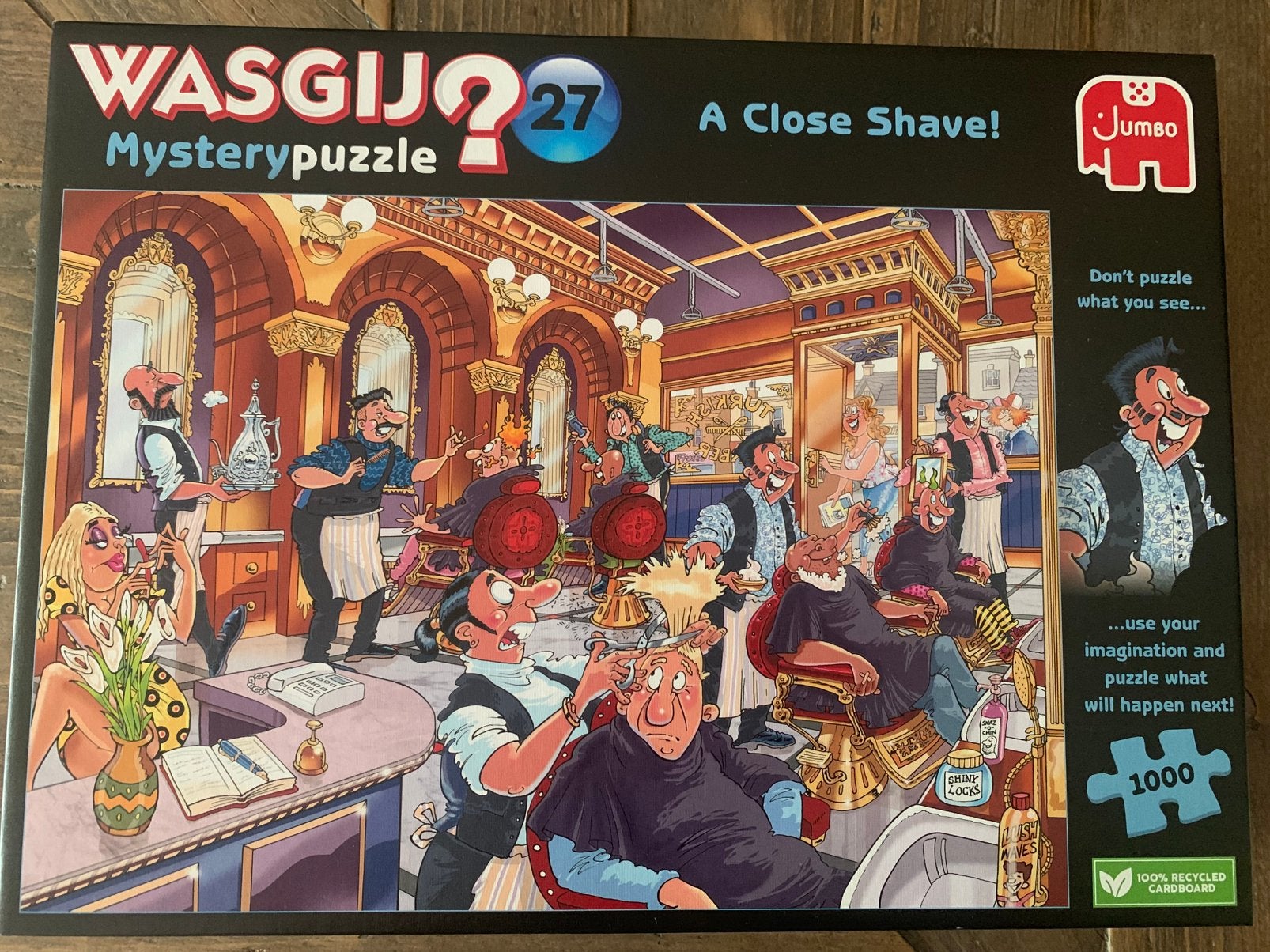 WASGIJ MYSTERY PUZZLE 27, Ophalen, 500 t/m 1500 stukjes, Zo goed als nieuw