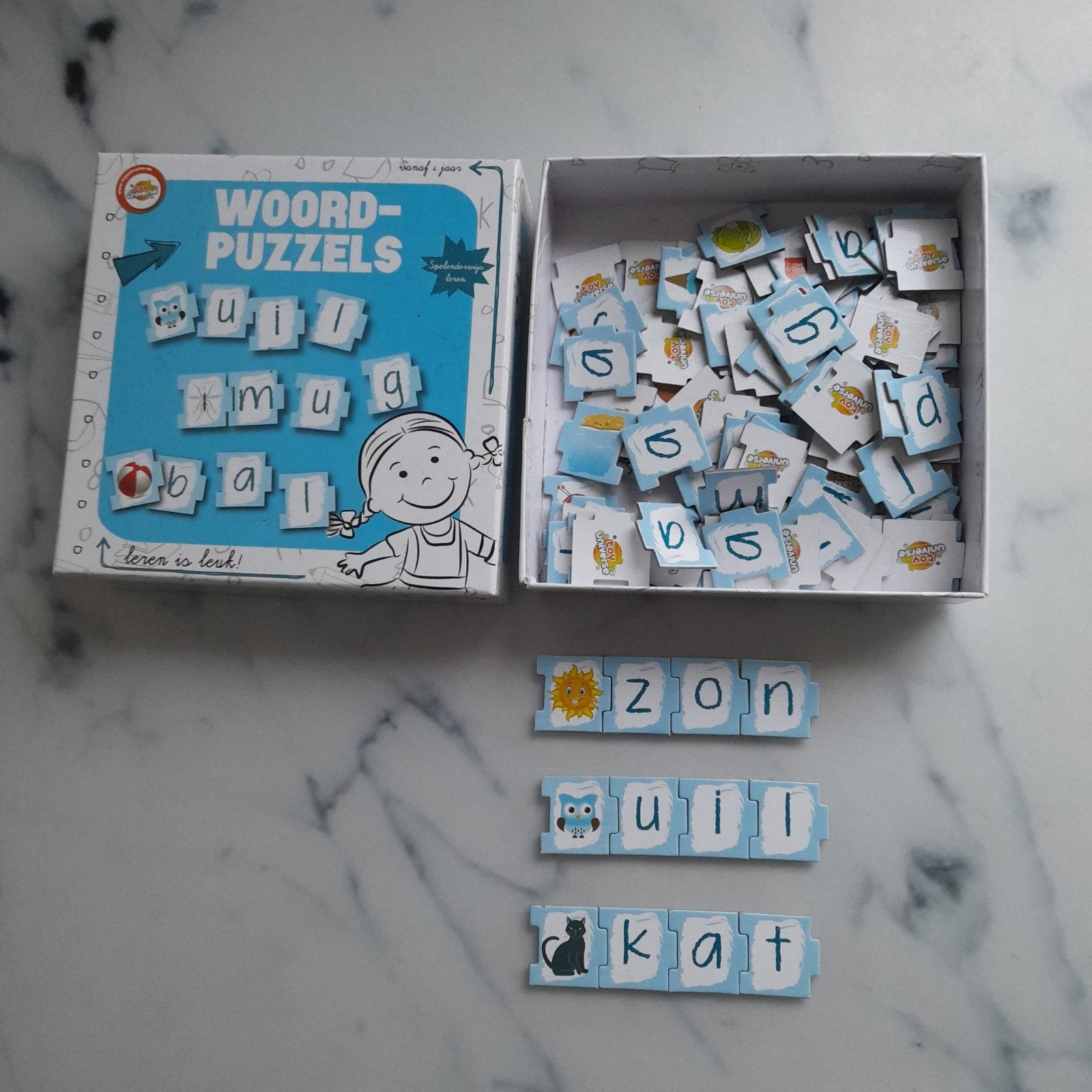 Woordpuzzels - Leren lezen is leuk!, Ophalen of Verzenden, Gebruikt, Puzzelen