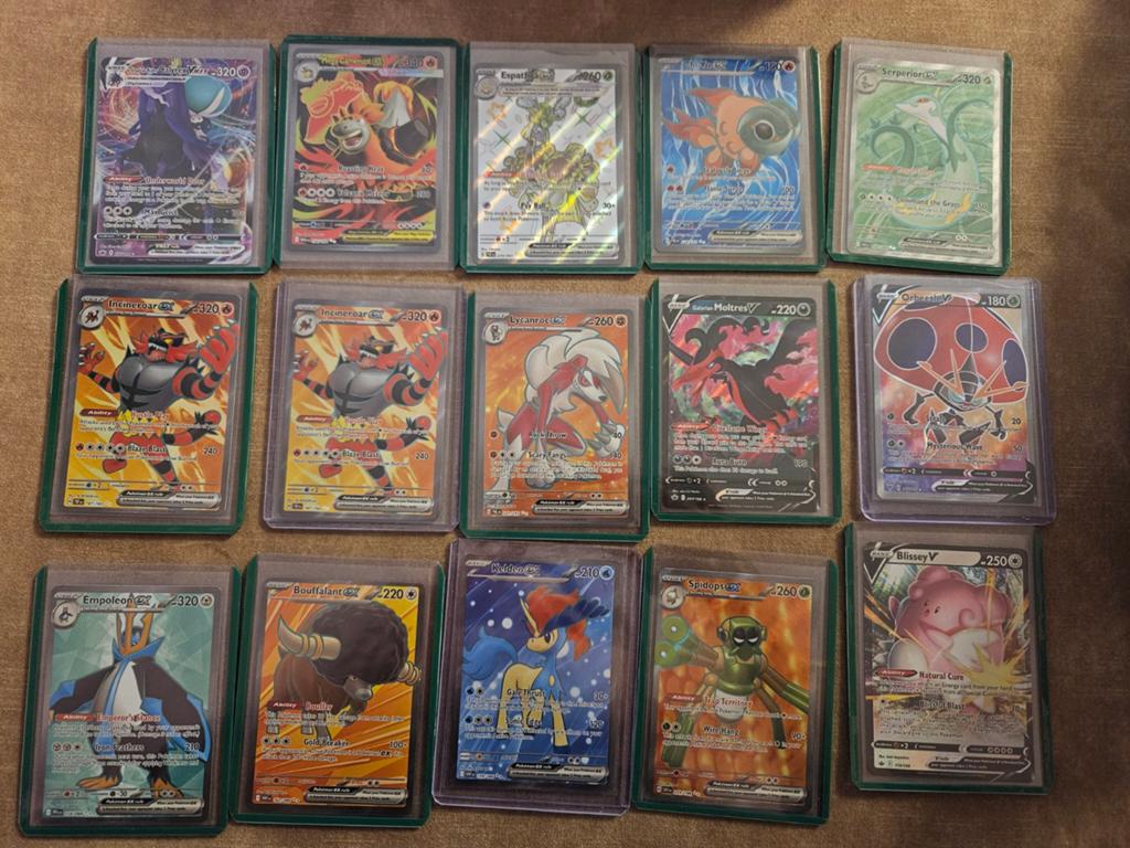 Pokémon EX/V/VMAX kaarten. PFL-DRI-TEF-BLK-WHT-PAL-PAF-CRE, Ophalen of Verzenden, Nieuw, Meerdere kaarten, Foil