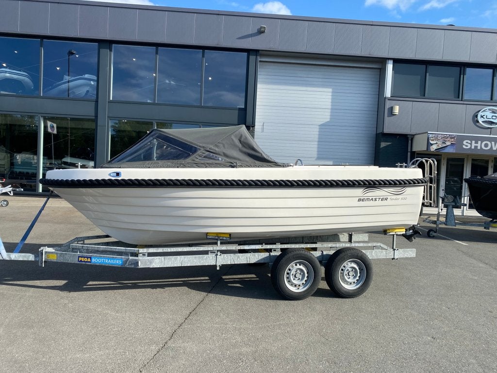 Bemaster tender 500 met Mercury 15 pk bouwjaar 2020!, Watersport en Boten, Ophalen, Tender, Gebruikt, Rondzit