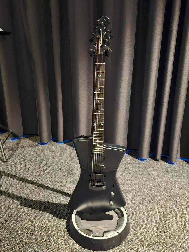 musicman st vincent stealth black hhh, Ophalen, Zo goed als nieuw, Solid body, Overige merken