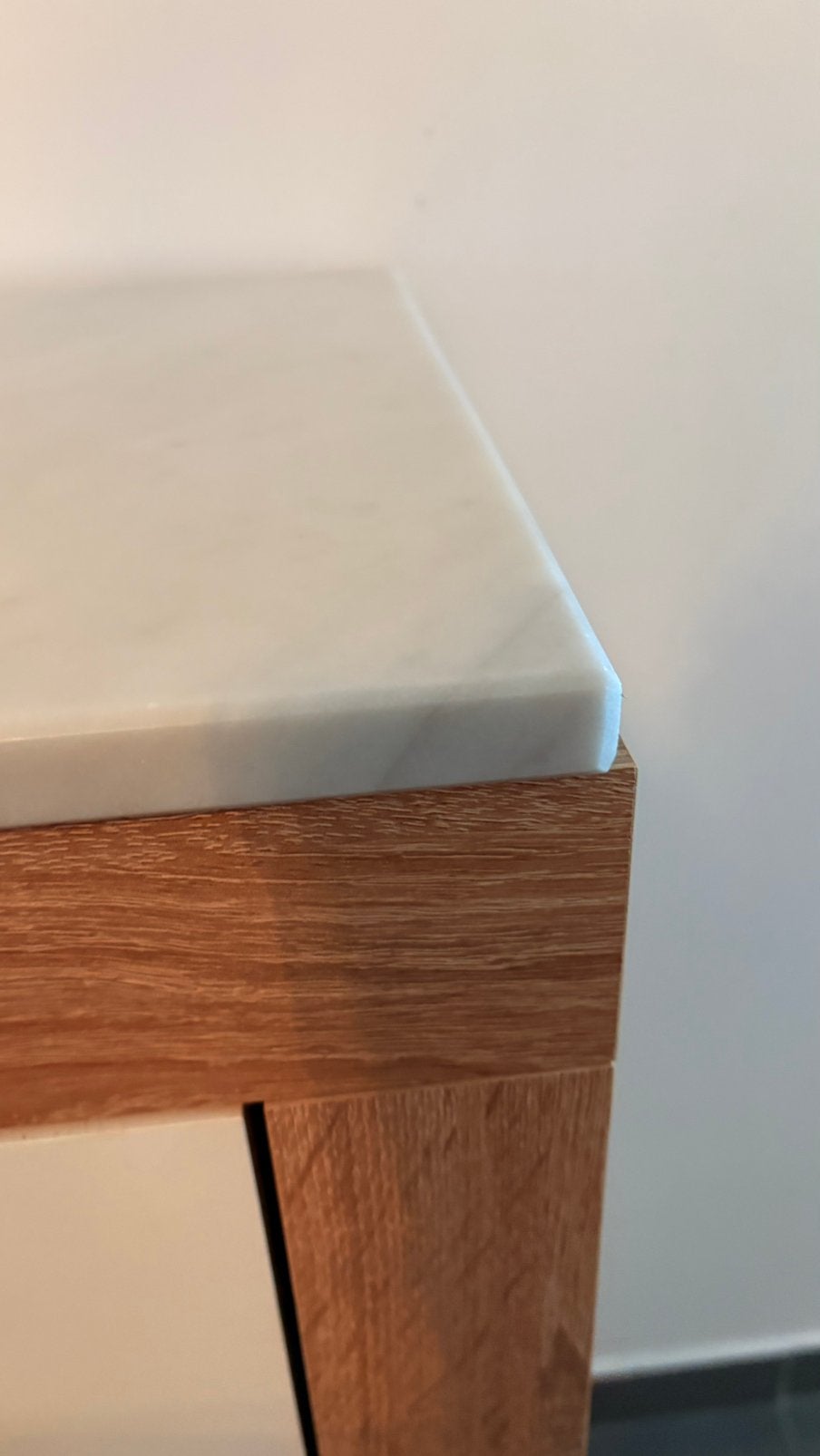 Aangeboden Marmeren plaat 112x35,6 cm, Ophalen, Zo goed als nieuw, Overige materialen