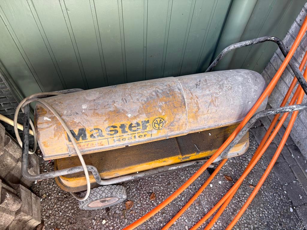 Master heater, bouwplaats kachel incl 2x 20 liter petroleum, Ophalen, 30 tot 80 cm, Kachel, Minder dan 60 cm