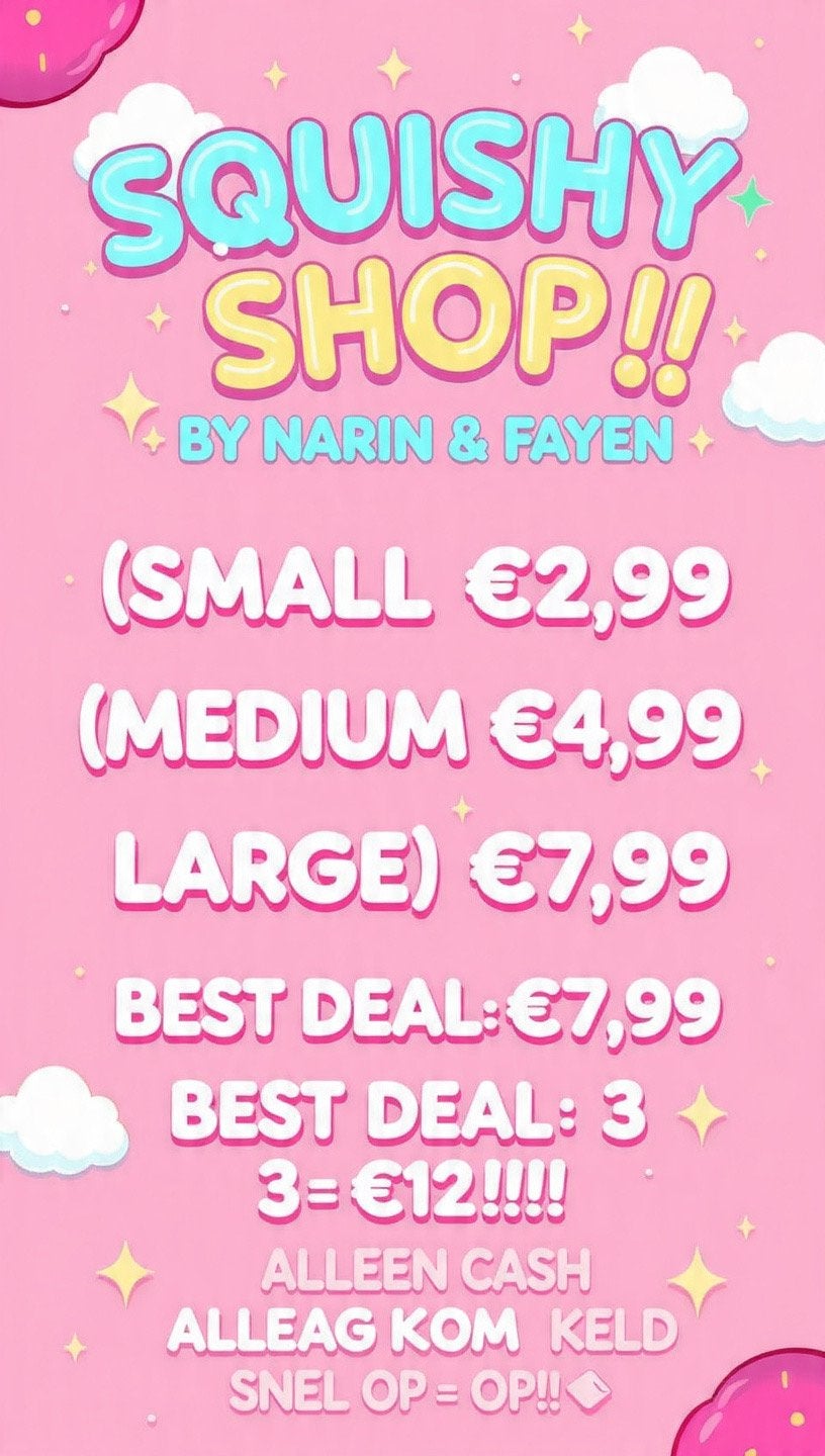 Grote collectie squishies: Needoh, banaan, kaas, boter, Ophalen of Verzenden, Gebruikt, Jongen of Meisje