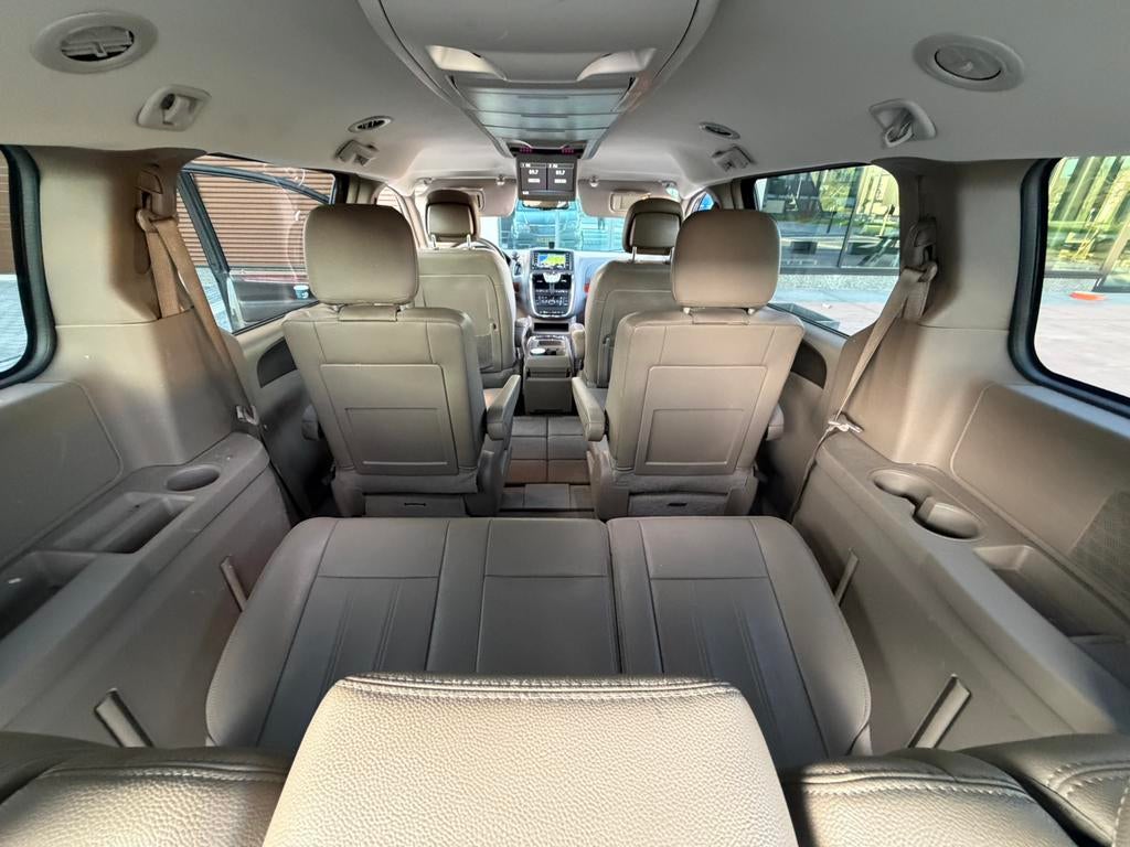 VIP Town&Country Voyager 3.6i V6 283PK+ 7P LWB LIMITED Dvd !, Auto's, Chrysler, Parkeersensor, Grand Voyager, 7 stoelen, Leder