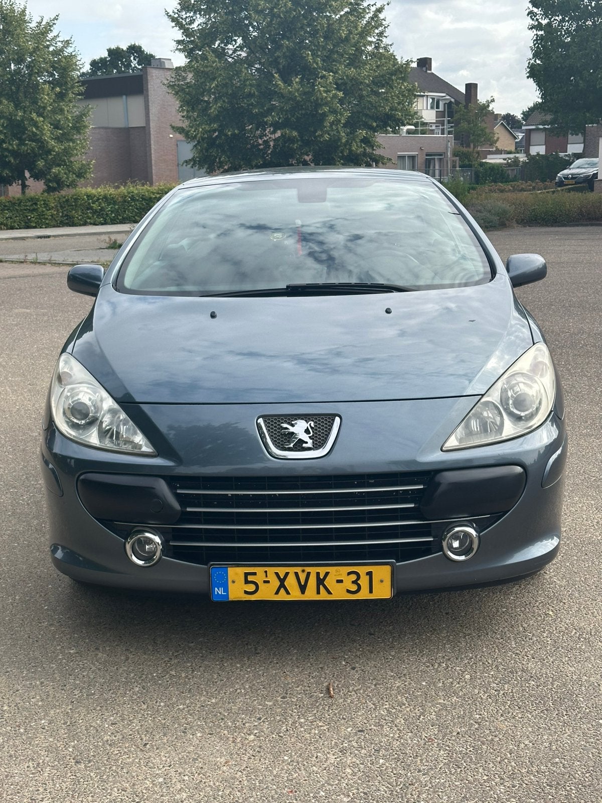 Peugeot 307 2.0 16V CC AUT 2006 Grijs, Auto's, Peugeot, Stof, Elektrische buitenspiegels, Zwart, 4 cilinders