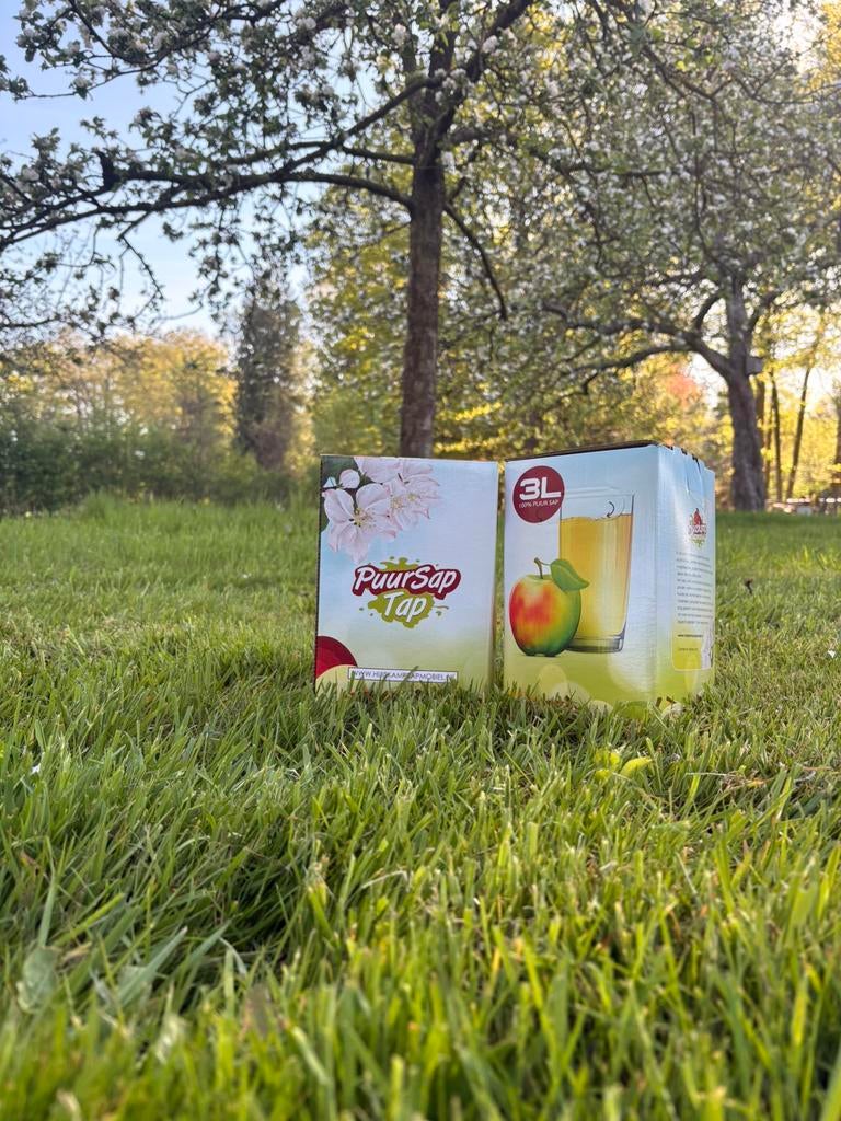Appelsap 3 of 5 liter uit eigen boomgaard, Ophalen