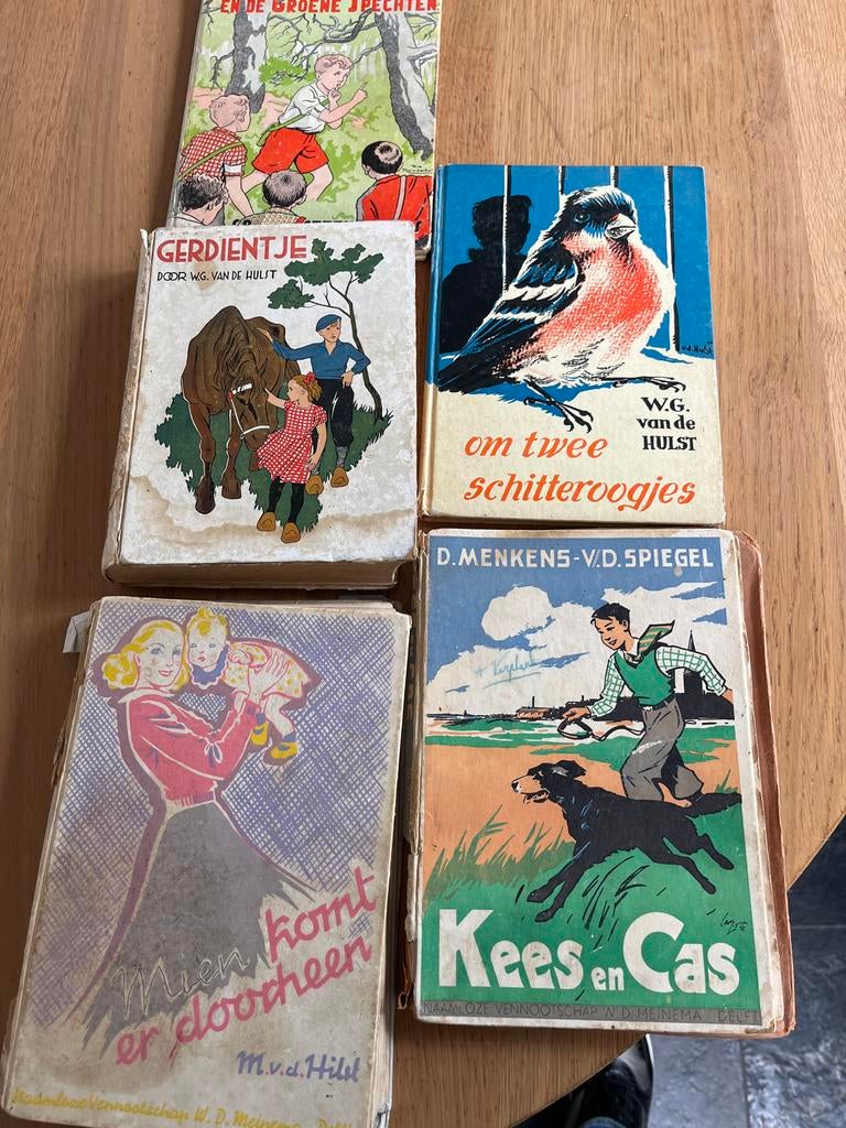 Vintage Kinderboeken Collectie - 5 Stuks, Boeken, Ophalen of Verzenden, Gelezen, Fictie