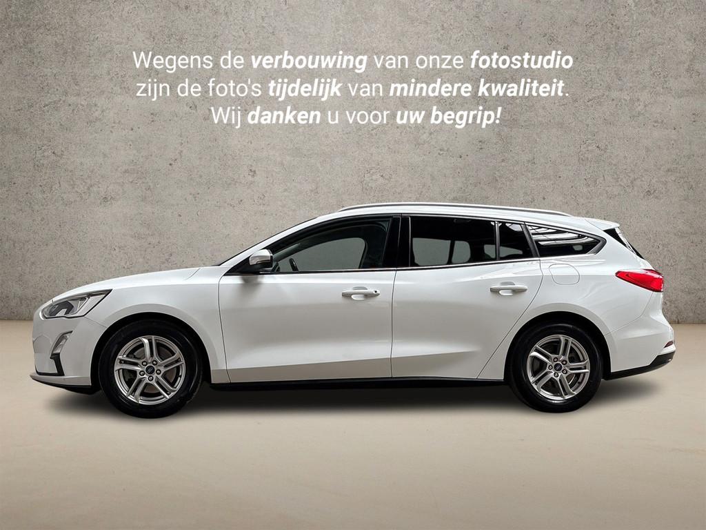 Ford FOCUS Wagon 1.0 EcoBoost Titanium Sport (APPLE CARPLAY,, Auto's, 12 maanden, Gebruikt, 1283 kg, Wit