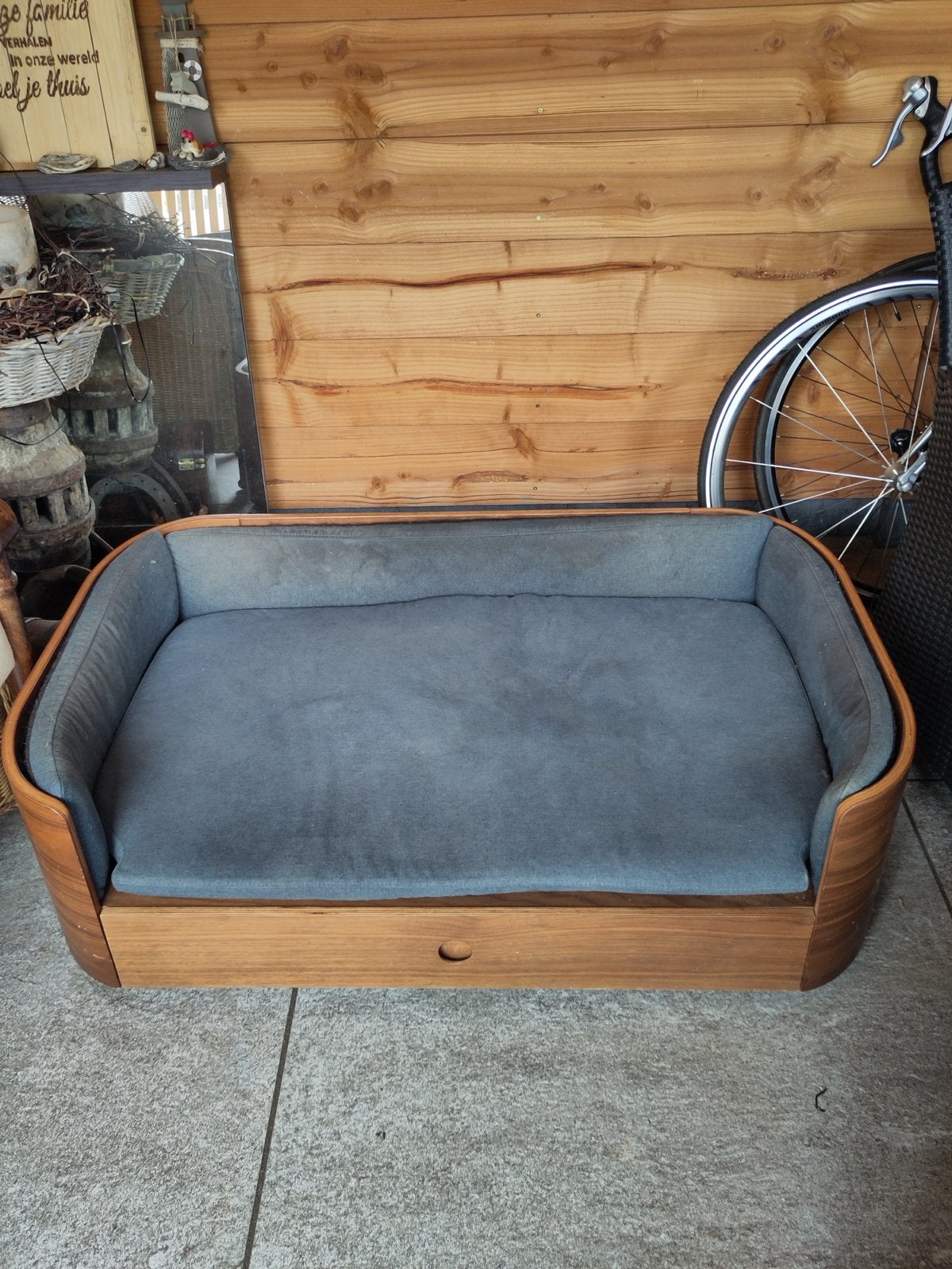 Design hondenmand met wasbare kussens en opberglade, Ophalen, Gebruikt, Overige