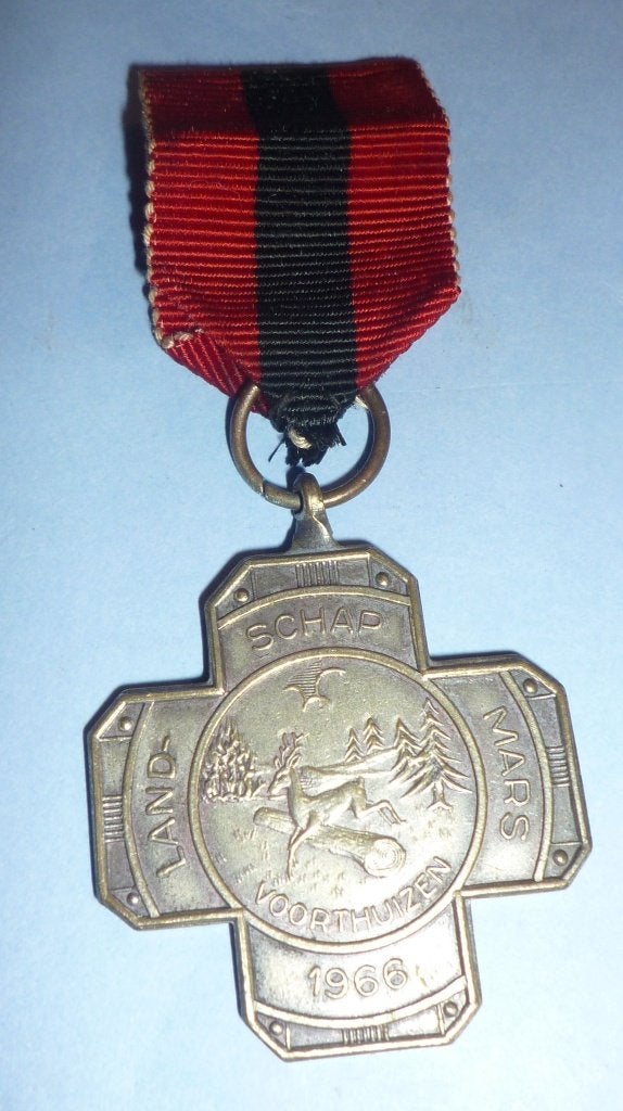 Voorthuizen - Medaille 1966, Verzamelen, Ophalen of Verzenden, Overige soorten, Nederland, Lintje, Medaille of Wings