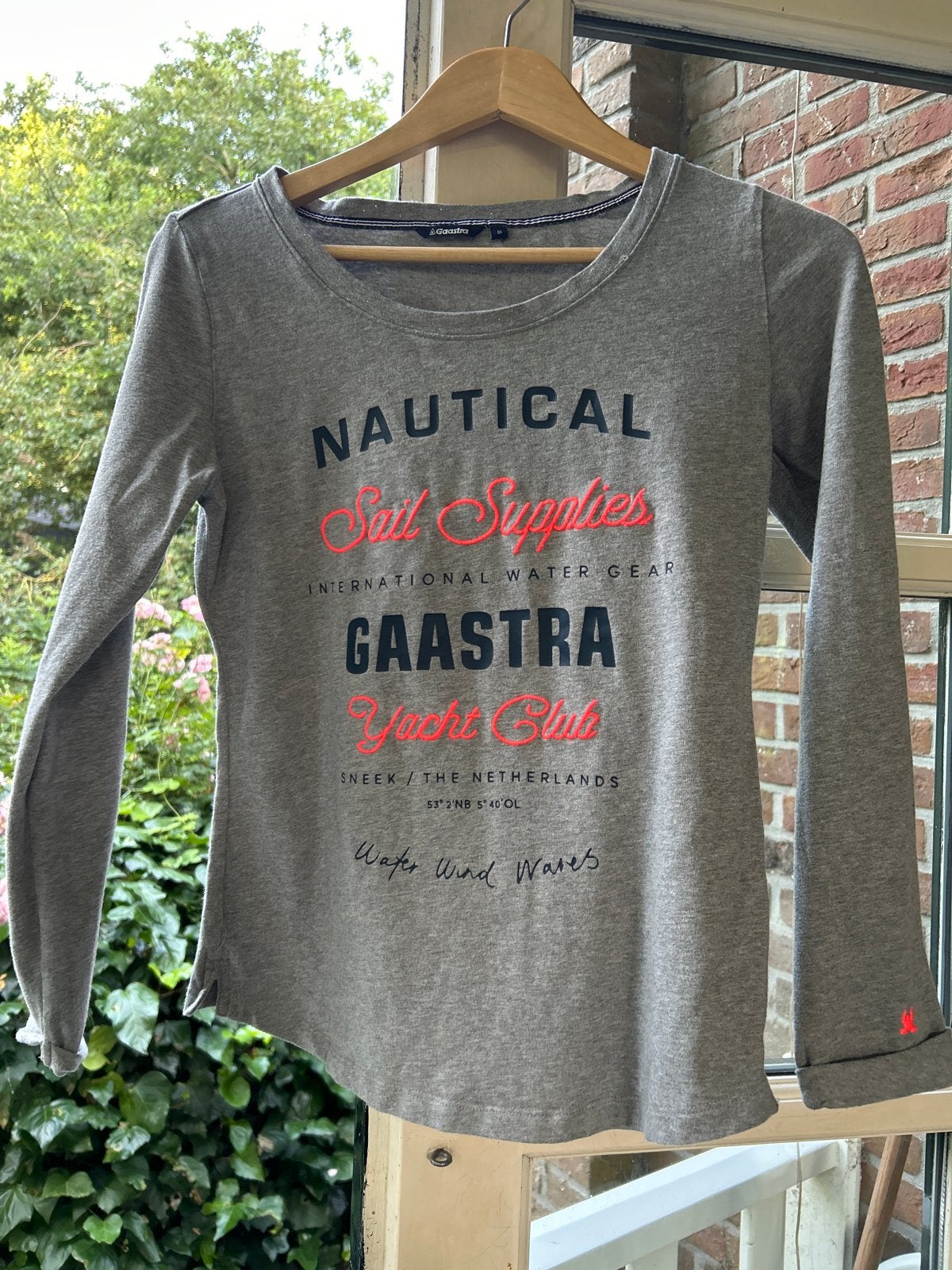 Gaastra Nautical Sail Supplies Longsleeve - Maat S, Ophalen of Verzenden, Zo goed als nieuw, Lange mouw, Maat 36 (S)