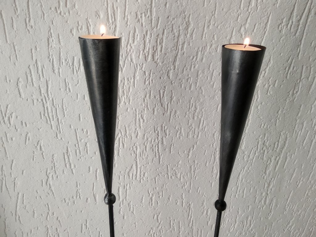 Vloerkandelaar 2 stuks, Huis en Inrichting, 80 cm, Overige merken, Waxinelichthouder, Ophalen of Verzenden