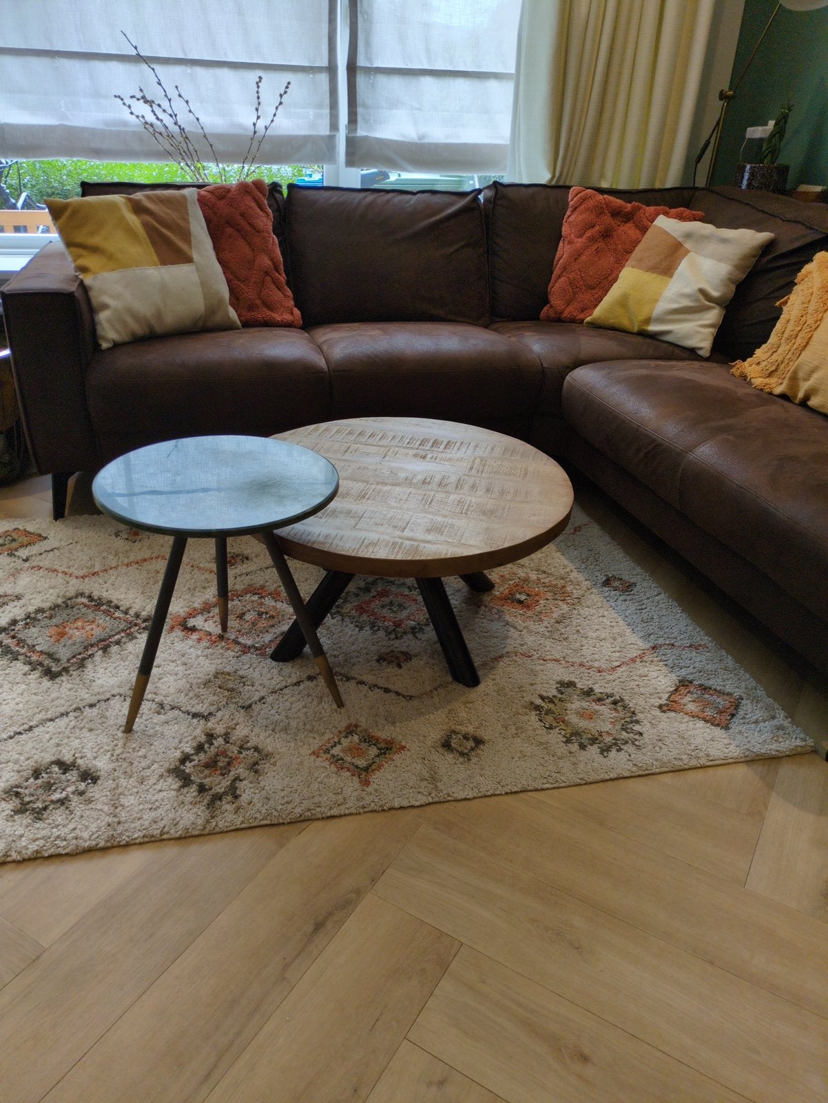 Ronde salontafels, Ophalen, Zo goed als nieuw, Rond, 50 tot 100 cm