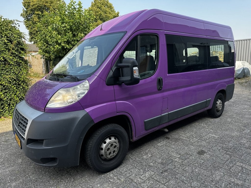 Fiat Ducato Combinato 9 persoons Maxi 2,3 JTD 2009 AIRCO Apk, Stof, Gebruikt, Zwart, 241 €/maand