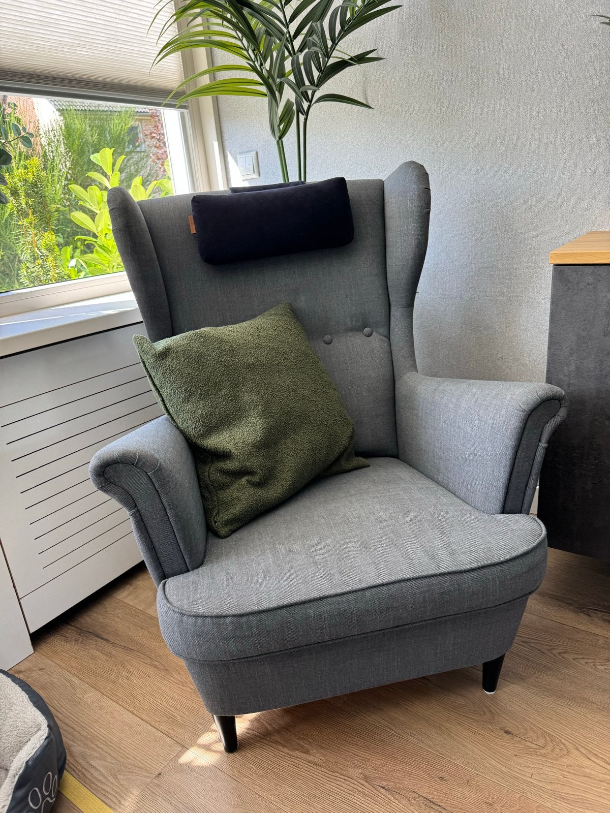 IKEA Strandmon oorfauteuil - Goede staat!, Gebruikt, Ophalen of Verzenden, Eén, Stof