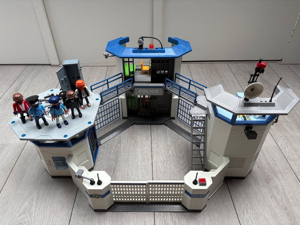 Playmobil politiebureau, Kinderen en Baby's, Ophalen, Gebouw, Complete set, Zo goed als nieuw