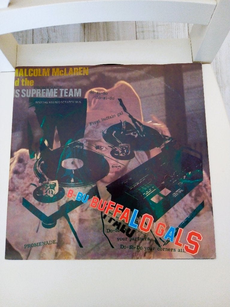 original maxi-single-malcolm mclaren-buffalo gals mix *1992*, Overige genres, Fotohoes, Ophalen of Verzenden, Zo goed als nieuw