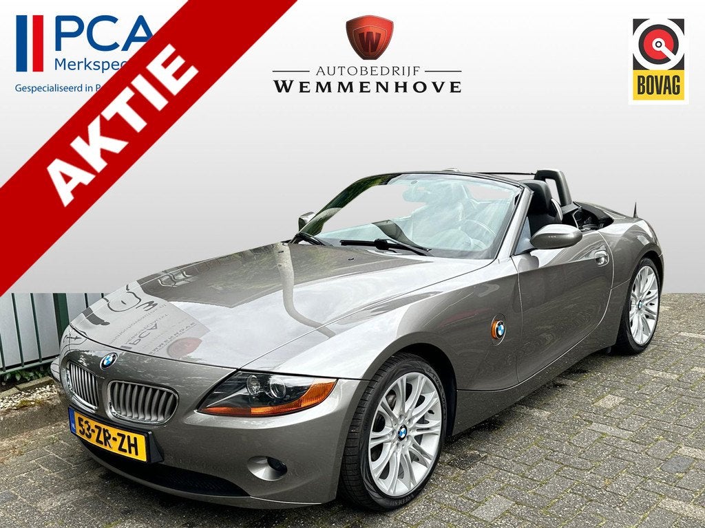 BMW Z4 Roadster 2.5i S 6-Cilinder/Alu wielen/El.Kap, Auto's, BMW, Achterwielaandrijving, Gebruikt, Zwart, Parkeersensor