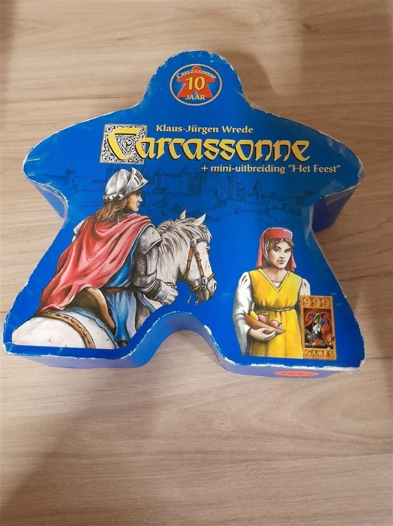 carcassonne mini plus het feest uitbreiding - s4351, Hobby en Vrije tijd, Gezelschapsspellen | Bordspellen, Verzenden, Zo goed als nieuw