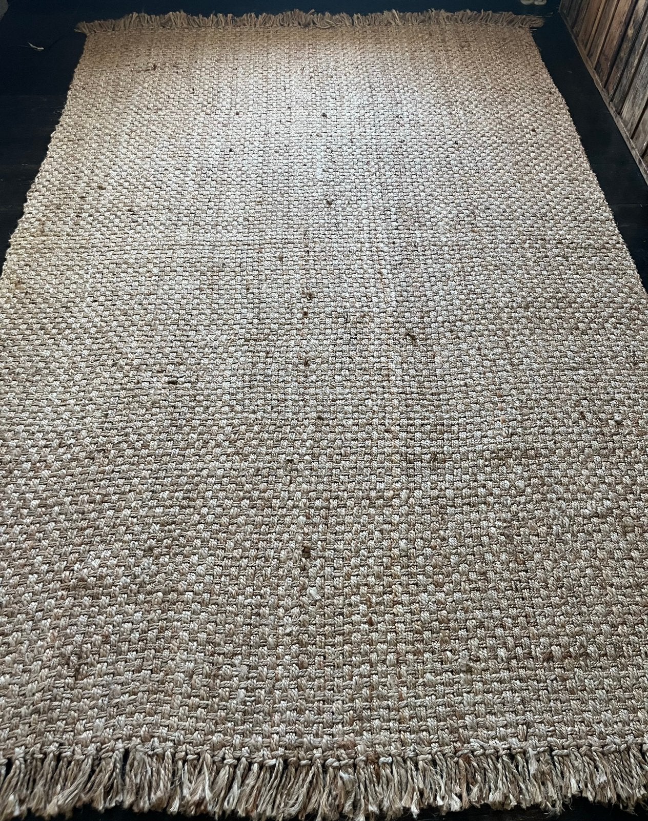 Natuurlijk sisal vloerkleed 3.25 m x 2.05 m, Ophalen of Verzenden, Zo goed als nieuw, Rechthoekig, 200 cm of meer